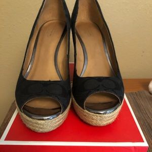 Coach Milan Wedges size 10
